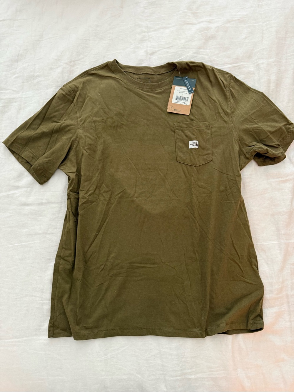 The North Face Men's Olive Crew Pocket Tee